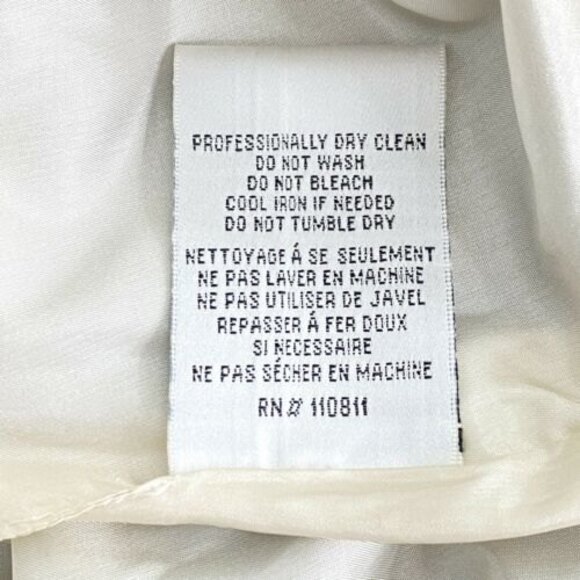 ANTHROPOLOGIE x YOANNA BARASCHI Size 10 Dress Silk Black Cream Lined Prom Formal - Picture 11 of 12